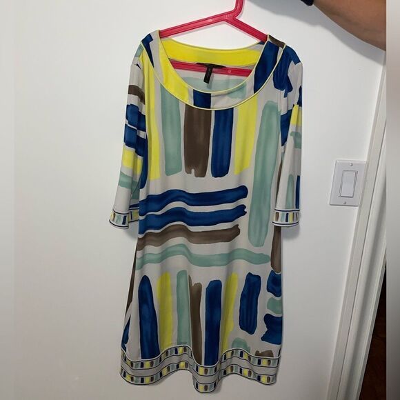 Bcbg MaxAzria colourful paint strokes dress - Picture 2 of 4